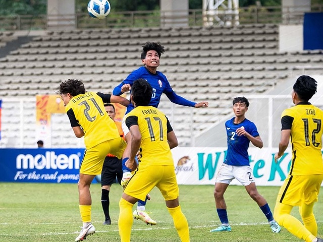 U19 Campuchia bị giải mã, thua trận đầu tiên ở U19 Đông Nam Á 2022