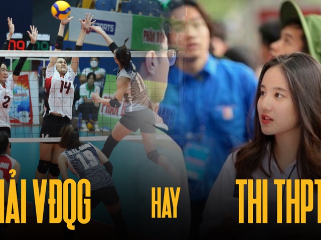 Các VĐV bóng chuyền dự thi THPT như thế nào khi đang dự giải VĐQG 2022?