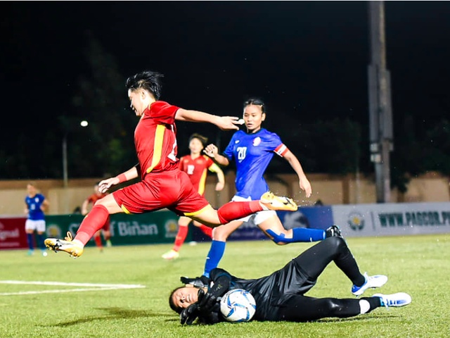 Kết quả, tỷ số bóng đá nữ Việt Nam vs nữ Lào hôm nay 9/7