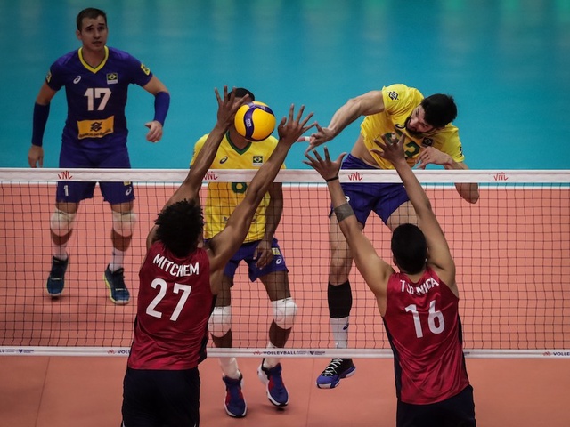 Tứ kết bóng chuyền nam VNL 2022: Nhật Bản đụng Pháp, đại chiến Mỹ và Brazil