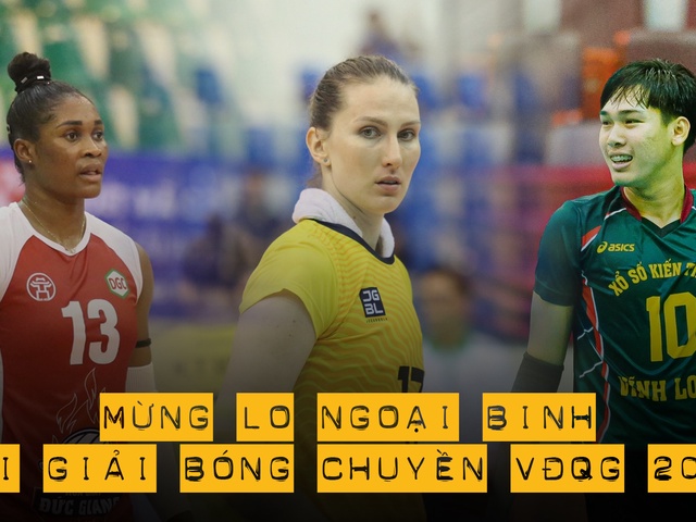 Mừng - lo với ngoại binh tại giải bóng chuyền VĐQG 2022