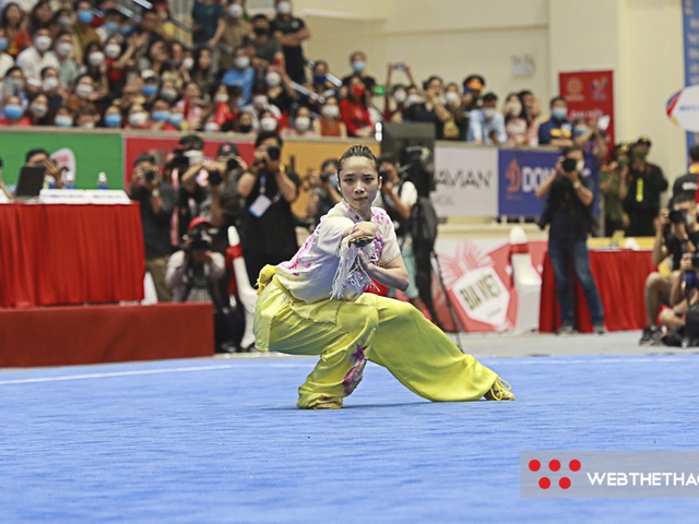 Dương Thúy Vi giành HCV World Games 2022, tái lập thành tích 9 năm cho Wushu Việt Nam