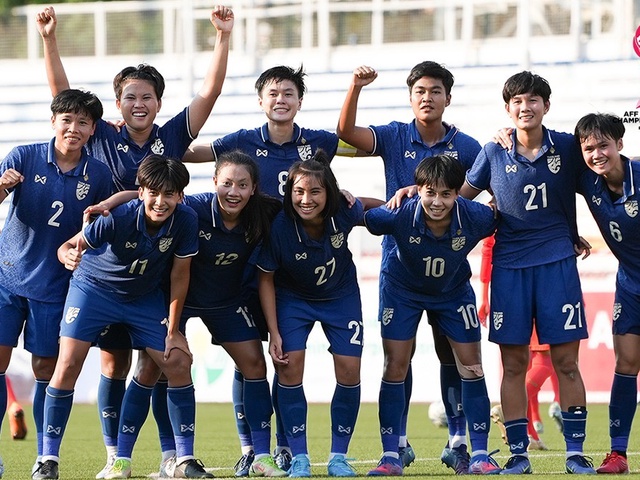 Thái Lan hạ Myanmar, hẹn gặp Việt Nam hoặc Philippines ở chung kết AFF Cup nữ 2022
