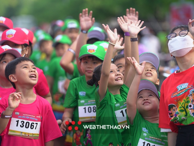 Đường chạy Kun-Kid Run siêu đáng yêu ở giải Marathon Vietcombank Mekong Delta Hậu Giang 2022