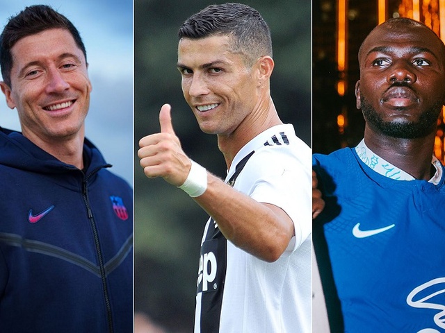 Từ Ronaldo tới Lewandowski: Những cầu thủ trên 30 tuổi đắt giá nhất