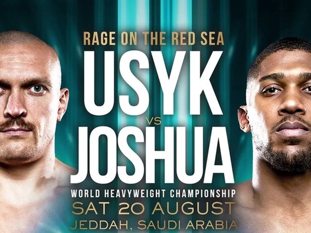Lịch thi đấu Boxing: Oleksandr Usyk vs. Anthony Joshua 2