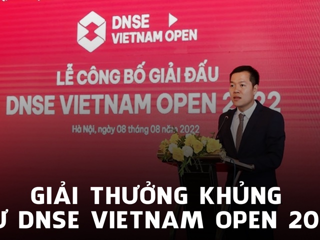 Golfer chuyên nghiệp Việt Nam nhận thưởng khủng khi dự giải Vietnam Open 2022