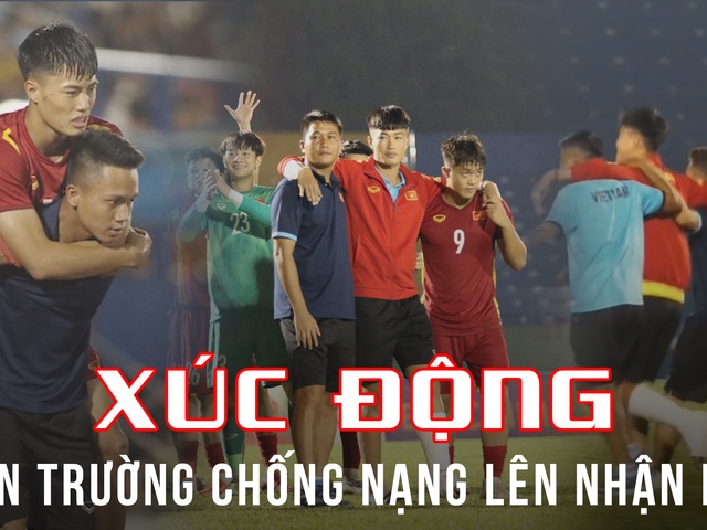 Xúc động hình ảnh Văn Trường chống nạng nhận HCV và khoảng trống ở U19 Việt Nam