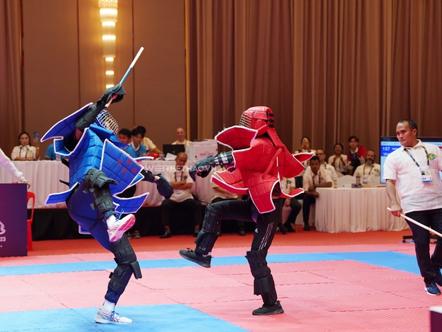 Võ gậy Arnis gom 2 HCV đối kháng SEA Games 32 trước ngày thi đấu cuối 