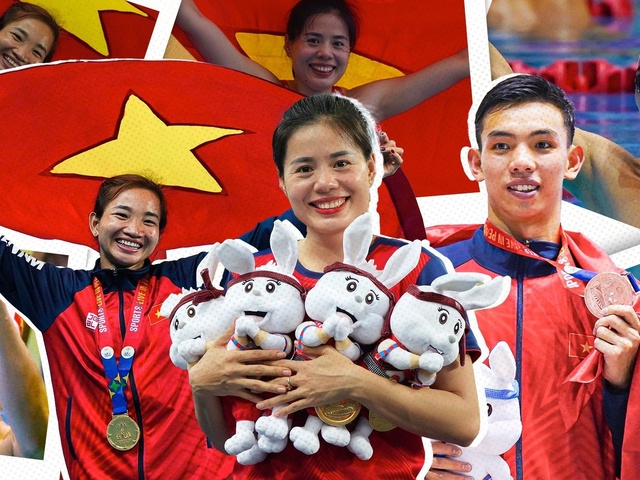 Top VĐV Việt Nam giành nhiều HCV nhất tại SEA Games 32: Siêu nhân Oanh “ỉn” vô đối  