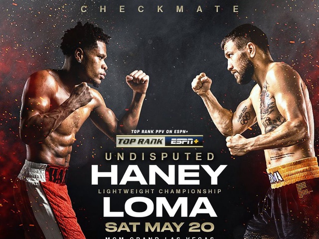 Xem trực tiếp trận Boxing Devin Haney vs Vasyl Lomachenko ở đâu, kênh nào?