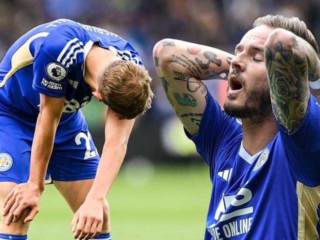 Cuộc đua trụ hạng: Cựu vô địch Leicester chia tay Ngoại hạng Anh