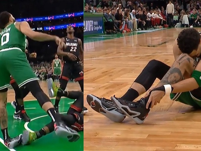 Cú lật cổ chân đau đớn cản bước Jayson Tatum đến NBA Finals 2023