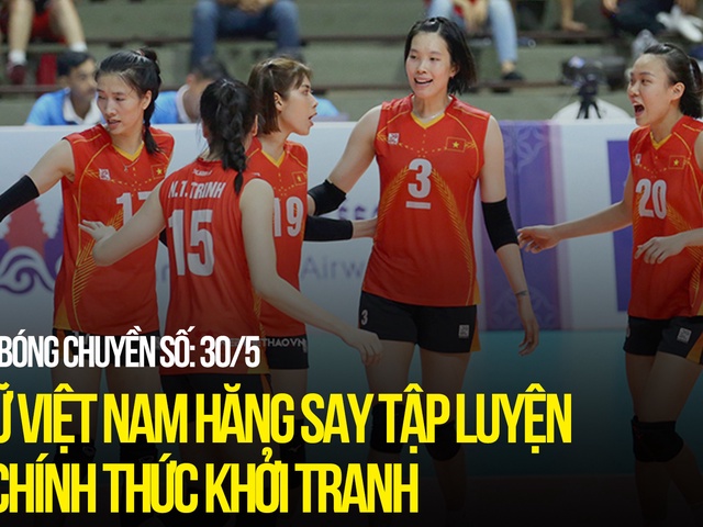 Tạp chí bóng chuyền 30/5: Một ngày tập luyện của đội tuyển nữ, VNL chính thức khởi tranh