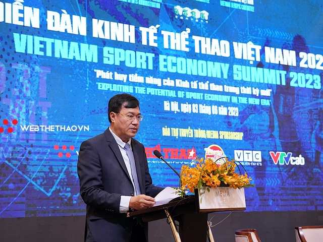 Ông Đặng Hà Việt: Diễn đàn Kinh tế Thể thao Việt Nam giúp “định vị giải đấu” để thu hút tài trợ, bản quyền truyền hình.