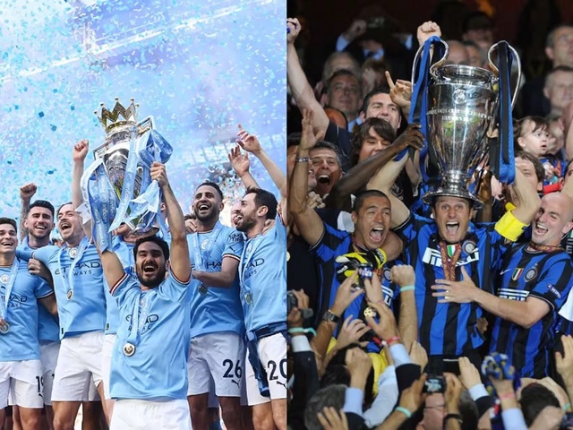 Man City vs Inter: Những đội bóng nào từng đoạt cú ăn ba?