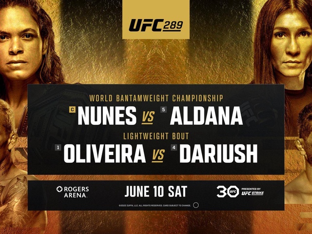 Xem trực tiếp UFC 289 ở đâu, kênh nào ? 