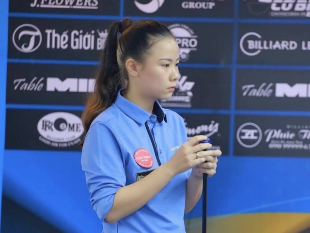 Nguyễn Hoàng Yến Nhi tự tặng quà sinh nhật bằng chức vô địch carom 3 băng giải quốc gia