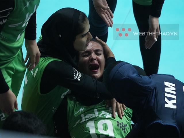 Chấn thương gây ám ảnh của phụ công Iran trong trận đấu với tuyển bóng chuyền nữ Việt Nam 