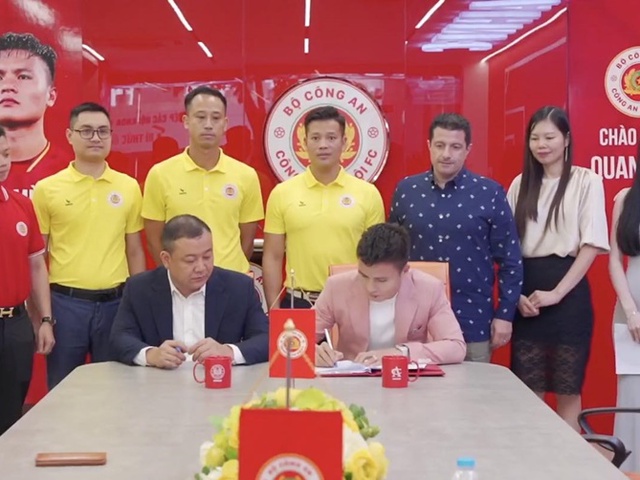 Quang Hải dẫn bạn gái dự ký kết hợp đồng, gia nhập CLB CAHN là “trang mới sự nghiệp”