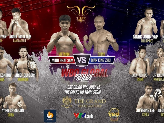 Sẳm Minh Phát đối đầu võ sĩ số 1 Trung Quốc, lấy suất tranh đai WBO Toàn cầu