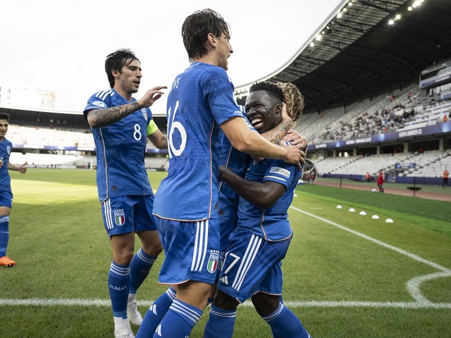 Tonali toả sáng giúp Italia thắng sít sao ở giải U21 châu Âu