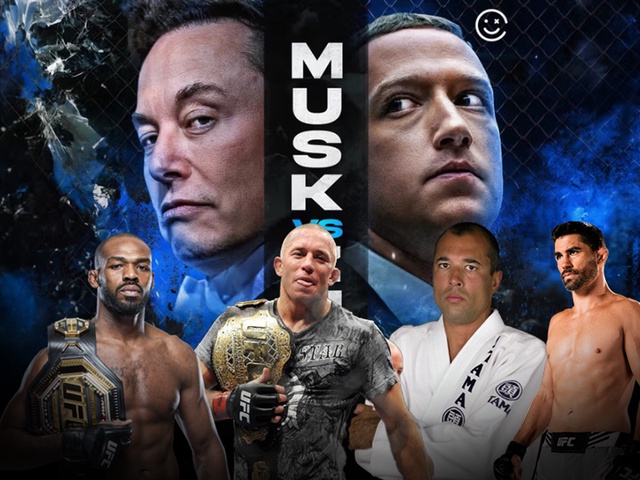 Dàn huyền thoại UFC muốn trợ giúp Elon Musk và Mark Zuckerberg đánh MMA