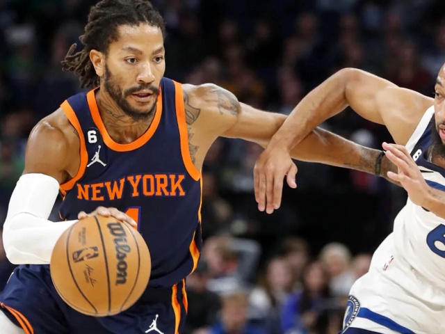 Derrick Rose bị New York Knicks cắt hợp đồng sớm, bước vào thị trường cầu thủ tự do NBA