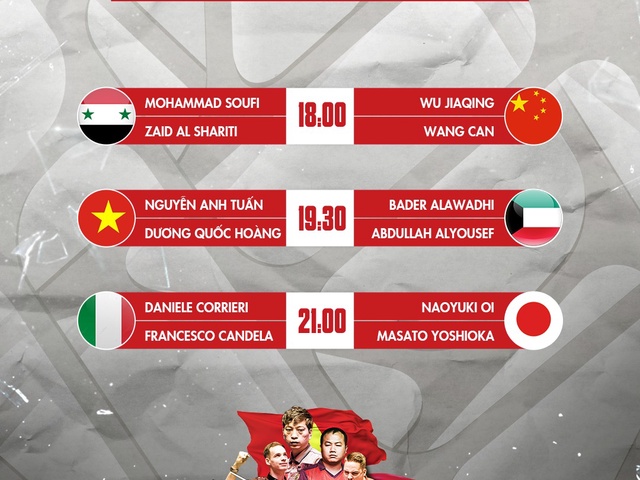 Lịch thi đấu bida thế giới World Cup of Pool 2023 ngày 29/6