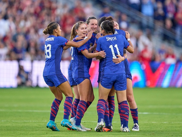 Tuyển Mỹ hướng tới kỳ tích chưa từng có trong lịch sử World Cup nữ