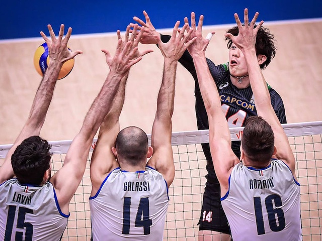 Ý thể hiện đẳng cấp, bóng chuyền nam Nhật Bản cuối cùng cũng biết thua tại VNL 2023