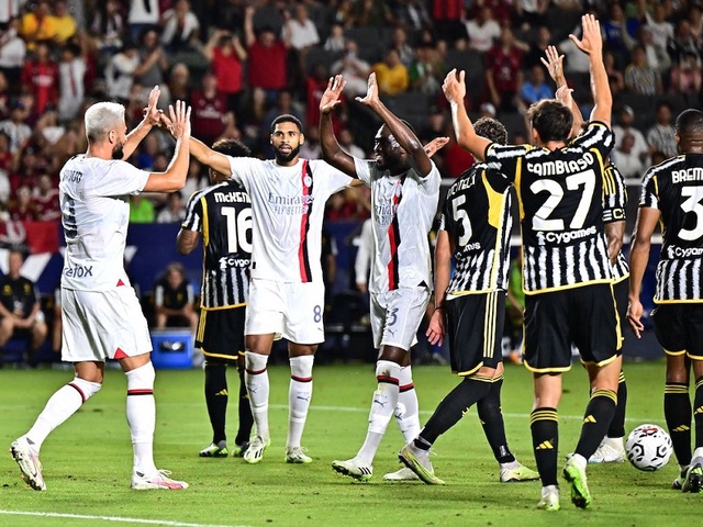 Sút hỏng 3 quả penalty, Milan thua Juventus trên đất Mỹ