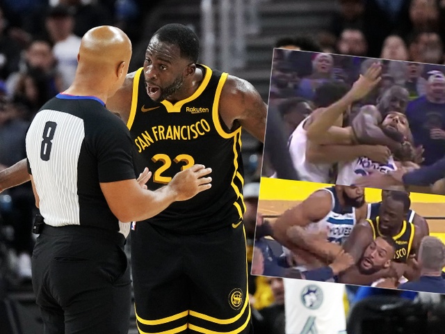 Độc lạ NBA: Draymond Green siết cổ đối thủ, ba người bị đuổi khi trận đấu chưa có điểm nào