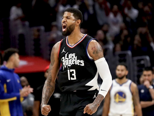 Paul George ném game-winner lạnh lùng, LA Clippers gieo sầu cho Golden State Warriors