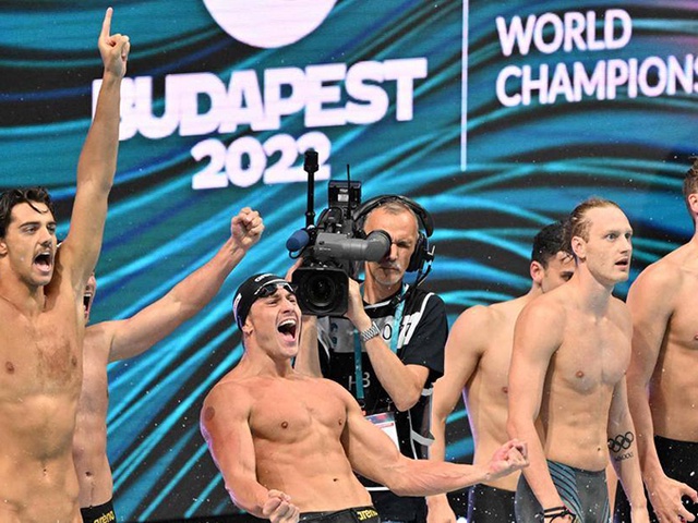 Ý vượt Mỹ ở ngày cuối giải bơi thế giới, xô đổ hàng loạt kỷ lục ấn tượng