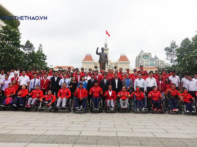 Đoàn Thể thao Người khuyết tật Việt Nam xuất quân dự ASEAN Para Games: Ngất ngây nụ cười
