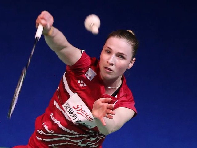 Cầu lông Syed Modi India International 2023: Line Hojmark Kjaersfeldt rút thắng Nguyễn Thùy Linh