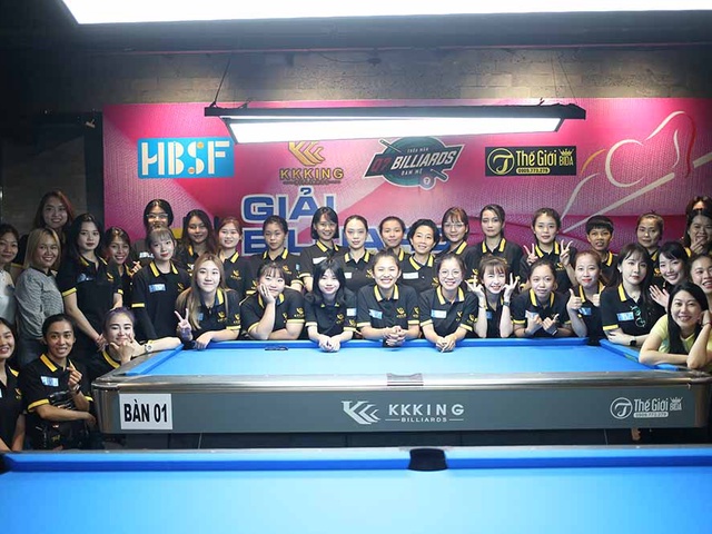 Giải Billiard Pool 9 Bi Nữ Thành phố Hồ Chí Minh mở rộng năm 2023 khai mạc: Ngày hội của người đẹp