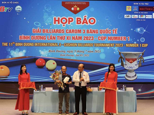 Giải Billiards Carom 3 băng Quốc tế Bình Dương: Trần Quyết Chiến trước dàn sao đối thủ