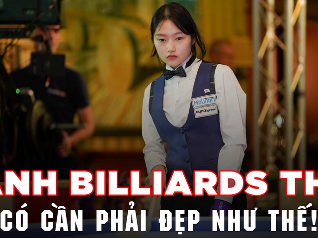 Đánh billiards thôi mà, có cần phải đẹp như thế!