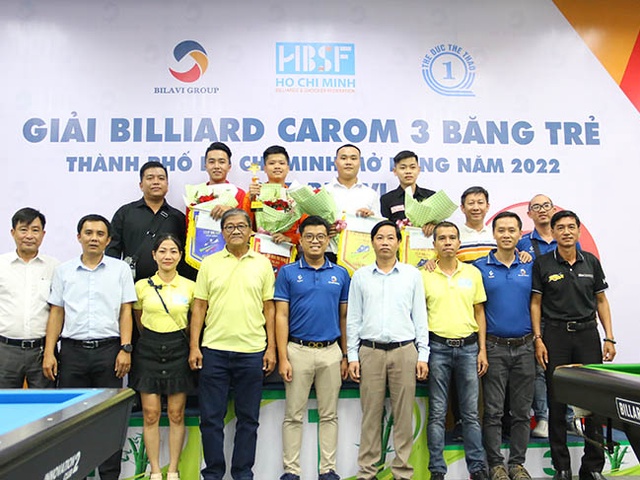 Kết quả Billiard Carom 3 băng trẻ TPHCM mở rộng 26/7: Xuân Ân, Hoài Phong dự Trẻ thế giới