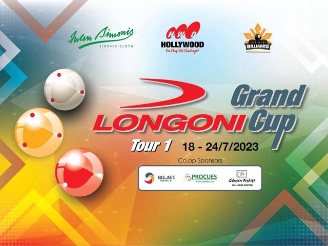 Longoni Grand Cup 2023 khởi tranh Tour 1: Giải thưởng kỷ lục trong làng billiards Việt