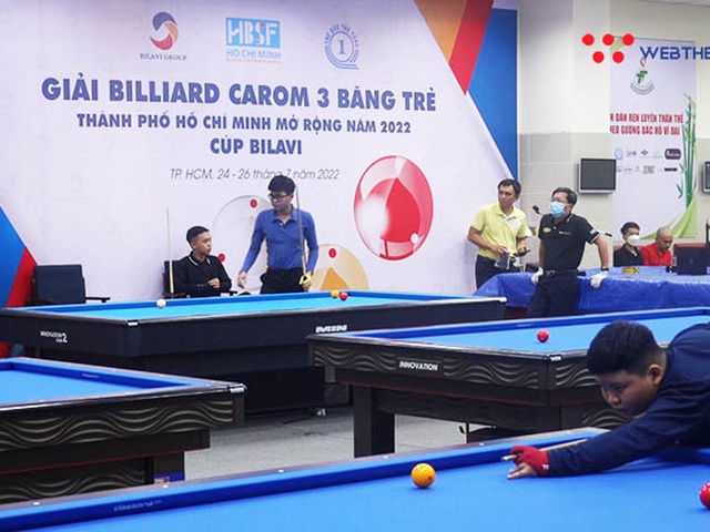 Billiard Carom 3 băng trẻ TPHCM mở rộng 2022: Kết quả giải làm căn cứ dự Trẻ thế giới