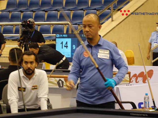Giải Billiard Carom 3 băng World Cup TPHCM 2023: Đỗ Nguyễn Trung Hậu không vào được tứ kết