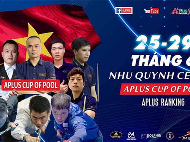 Giải billiard APlus Cup of Pool: Các tuyển thủ dự sân chơi quần chúng lớn nhất lịch sử