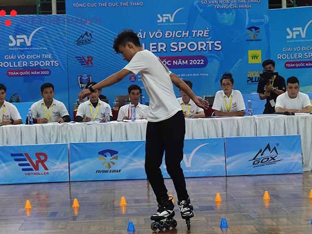 Kết quả vô địch trẻ Roller Sports toàn quốc ngày 26/6: Đua tốc độ phát triển tốt