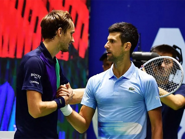 Kết quả tennis mới nhất 9/10: Djokovic ngạc nhiên khi Medvedev bỏ cuộc