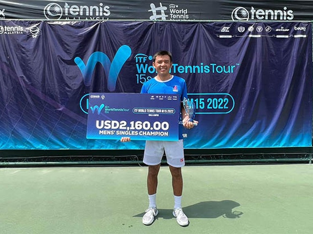 Két quả tennis mới nhất 31/7: Lý Hoàng Nam dễ dàng có ngôi vô địch quốc tế thứ 4 trong năm