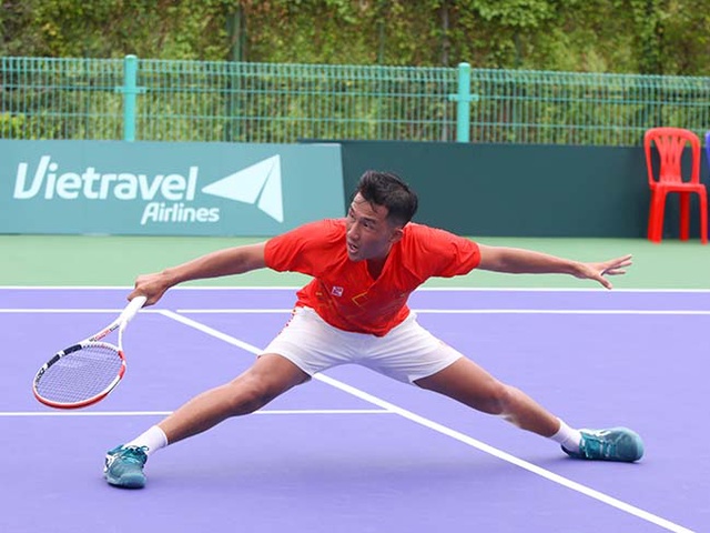 Tennis Việt Nam sớm cầm chắc ngôi đầu bảng A Davis Cup nhóm III khu vực Châu Á - Thái Bình Dương