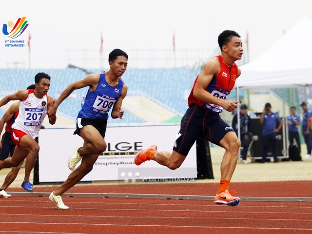 Hai thần đồng chạy ngắn dự SEA Games 31 “gây bão” tại giải điền kinh U20 thế giới 2022